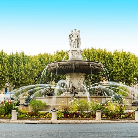 Fontaine rotonde, Aix en Provence, France